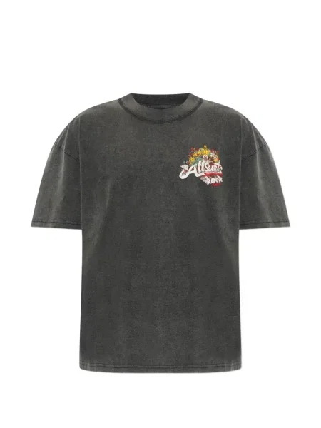 Tricou Allsaints cu imagine gri