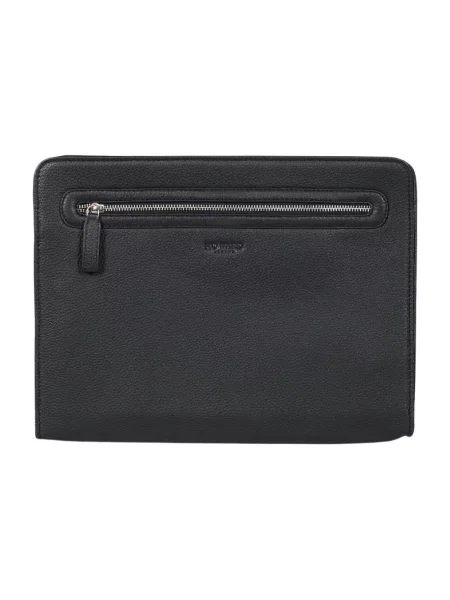 Torba na laptopa Howard London skórzana czarna