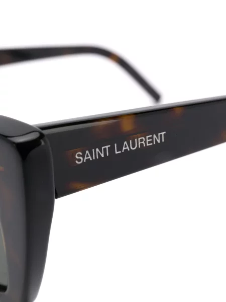 Sluneční brýle Saint Laurent Eyewear hnědé
