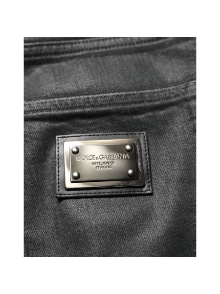 Szerokie jeansy Dolce And Gabbana szare