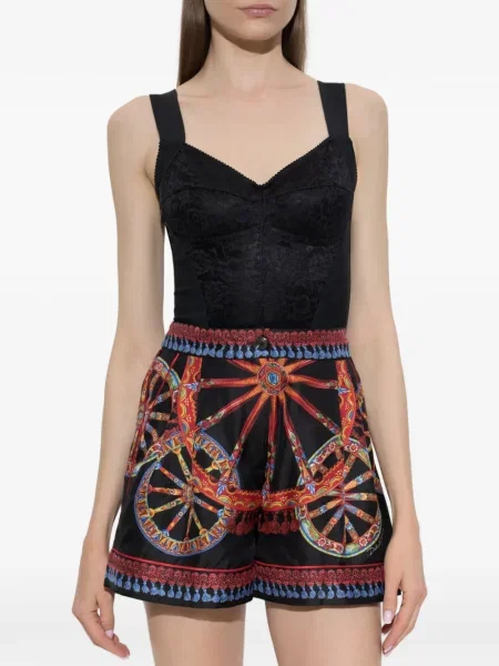 Боди Dolce & Gabbana с дантела черно