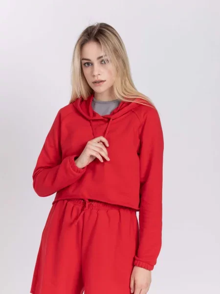 Худи Feel And Fly красное