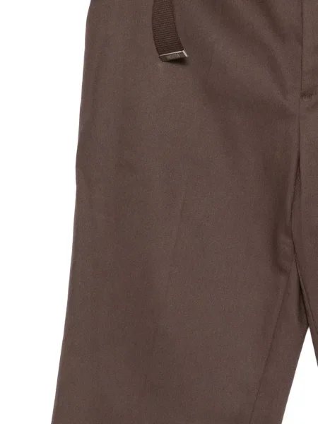 Cu centură pantaloni scurți Magliano maro