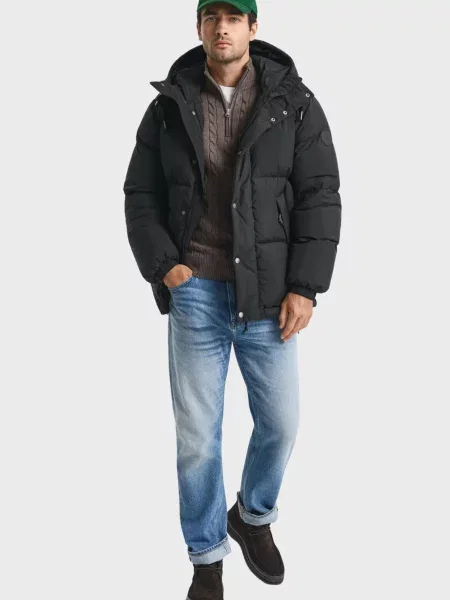 Пуховик Gant чорний