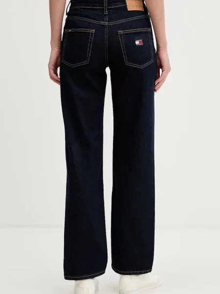 Tommy Jeans Jeansy Sophie Straight Fit granatowy