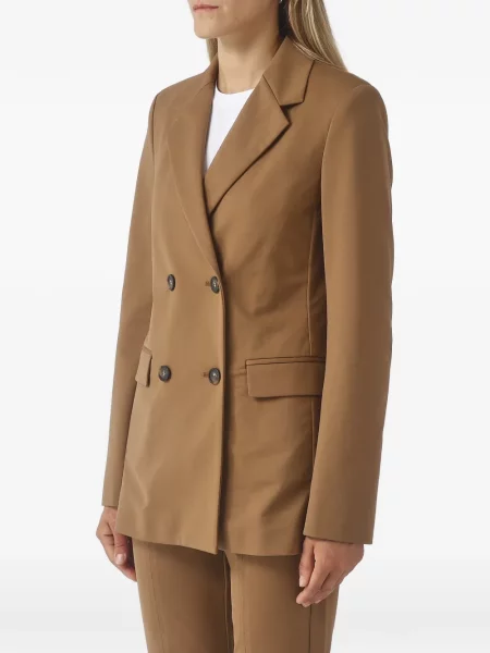 Sacou Max Mara cu două rânduri de nasturi maro