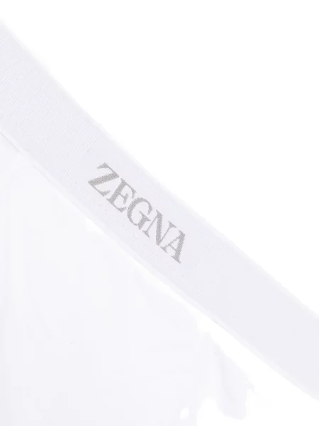 Șosete Zegna cu autograf alb