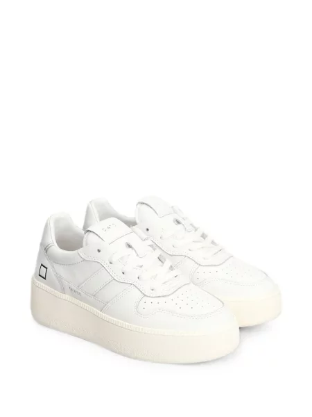 Sneakerși D.a.t.e. din piele cu platformă alb
