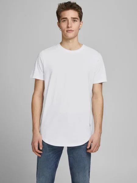 JACK & JONES Tricou Noa' alb