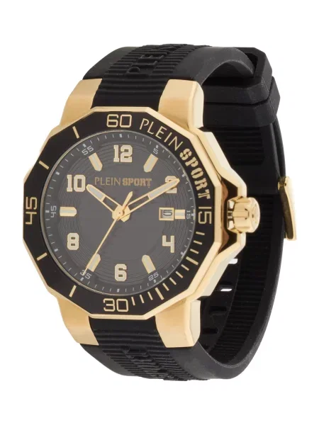 Plein Sport Analogové hodinky zlatá černá
