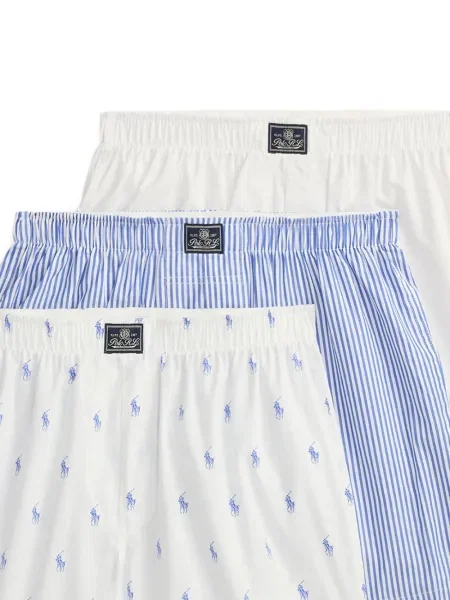 Ριγέ δερμάτινος κάλτσες Polo Ralph Lauren με κορδόνι μαύρο