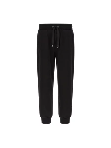 Spodnie dresowe Dolce And Gabbana z dżerseju czarne