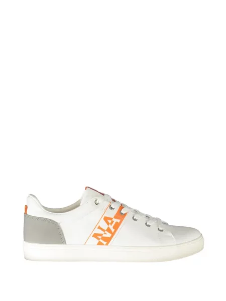 Sneakerși Napapijri cu imagine alb
