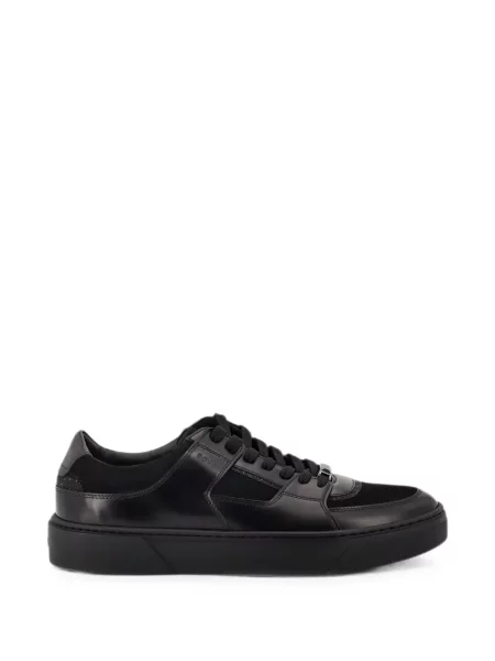 Stras sneakerși Boss din piele negru