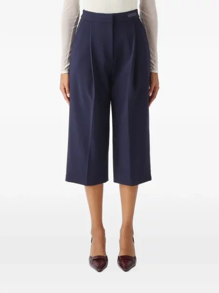 Nohavice Elisabetta Franchi modrá