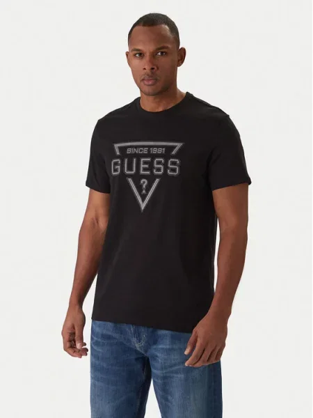 Guess T-Shirt czarny