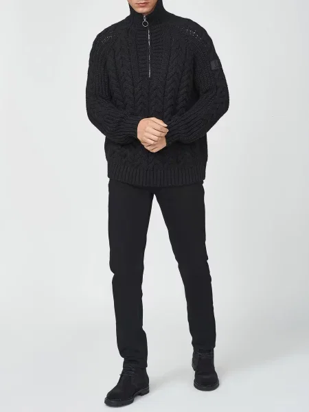 Светр J.b4 Just Before чорний