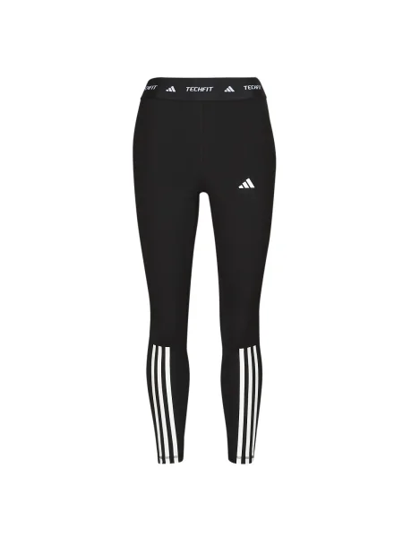 Csíkos leggings Adidas fekete