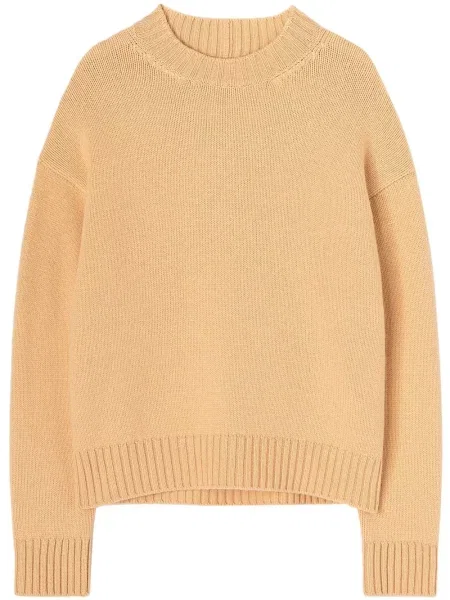 Pulover Jil Sander lung portocaliu