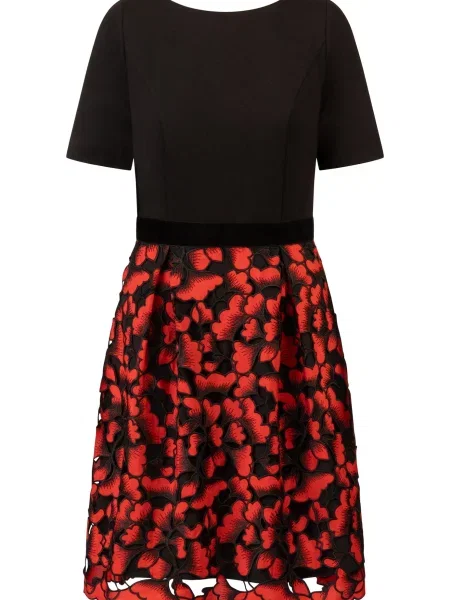 Kraimod Rochie de cocktail roșu negru