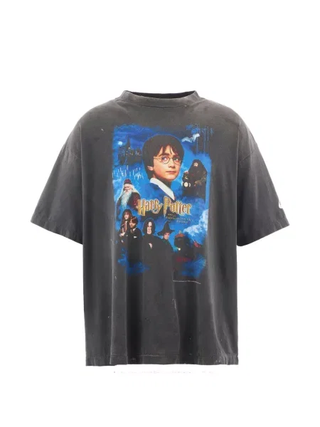 Tricou Saint Mxxxxxx cu imagine negru