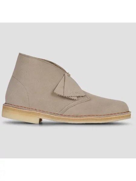 Púštne členkové topánky Clarks Originals béžová