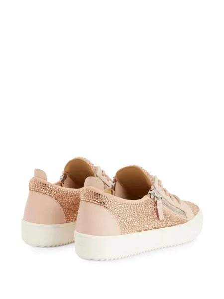 Sneakerși Giuseppe Zanotti de cristal roz