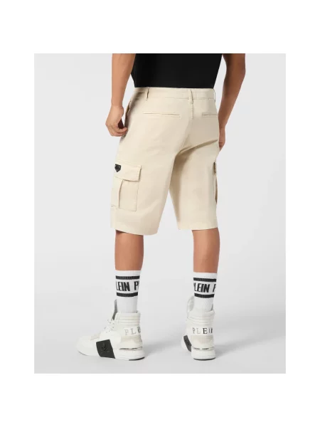 Szorty cargo Philipp Plein beżowe
