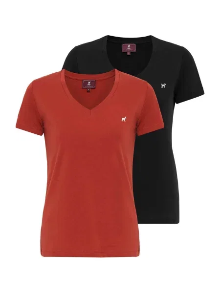 Williot Majica rjasto rdeča črna