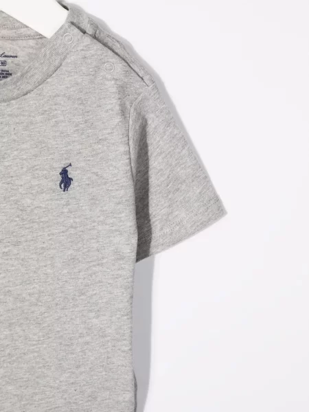 Koszulka polo dziecięca Polo Ralph Lauren szara