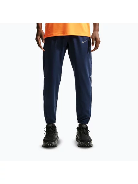 Pantaloni de alergare pentru bărbați Nike Miler Dri-Fit Woven midnight navy