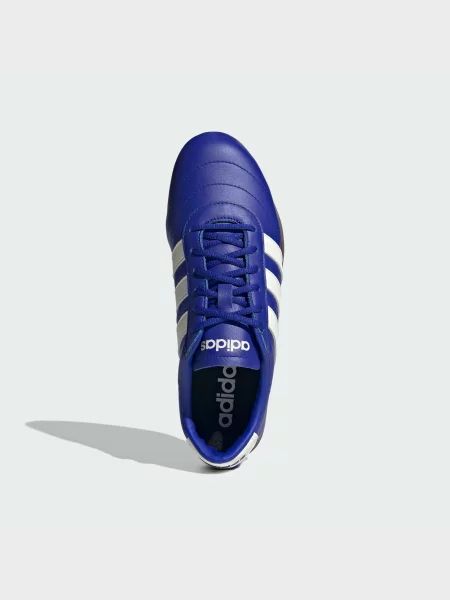 Кожаные кроссовки Adidas синие