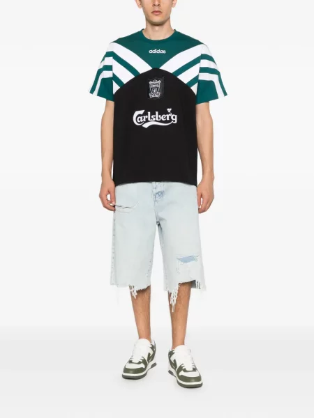 Tricou Adidas cu imagine cu model camuflaj verde