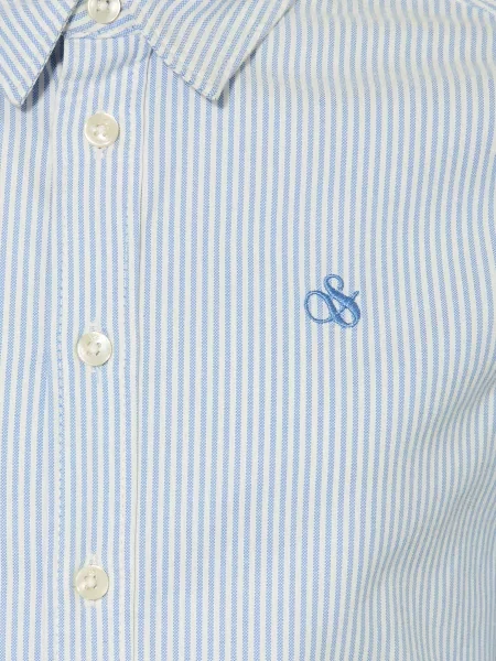 Scotch & Soda Koszula Oxford blau biała