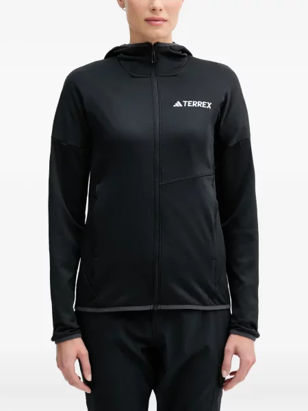 Pantaloni Adidas tricotate cu autograf alergare albastru