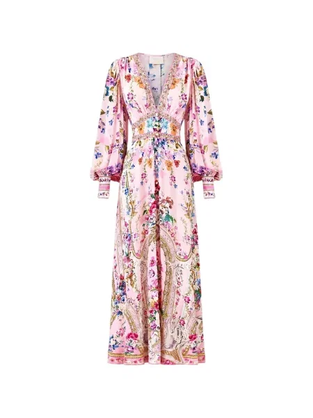 Rochie maxi Camilla roz