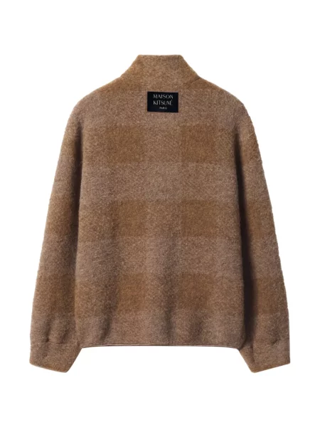 Vilnonis pledas striukė Maison Kitsuné ruda