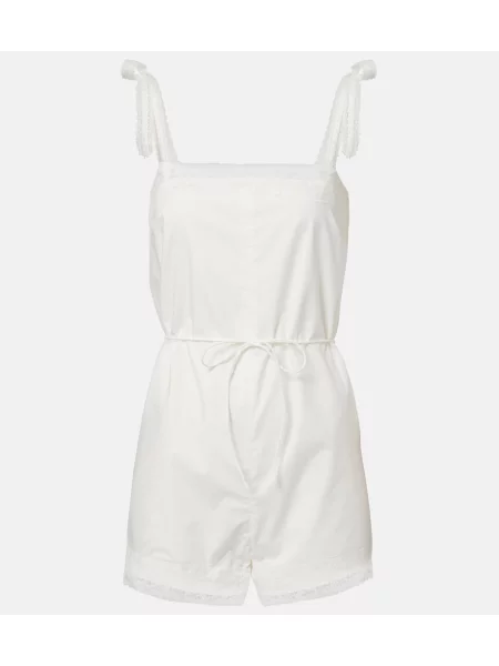 Kombinezon Faithfull koronkowy biały