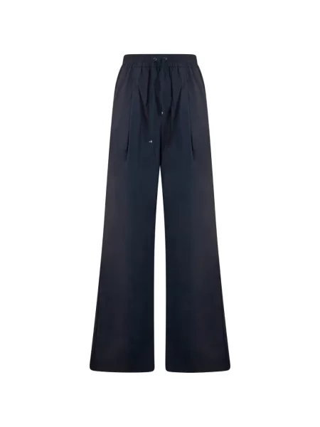 Pantaloni Herno cu talie înaltă albastru
