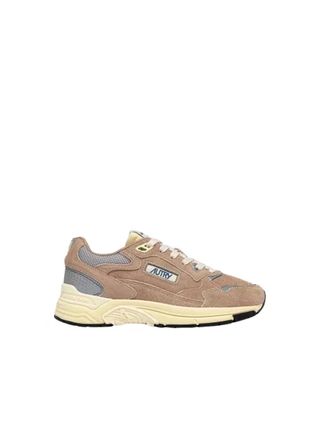 Sneakersy Autry skórzane brązowe
