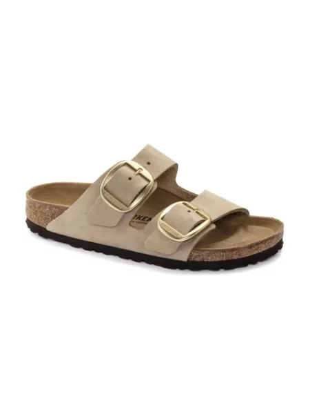 Klapki Birkenstock beżowe