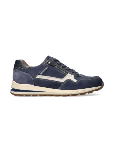 Sneakersy Mephisto skórzane niebieskie