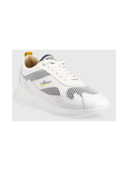Sneakersy The Mercer Brand skórzane białe
