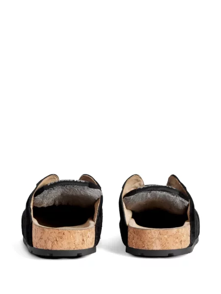 Papuci tip mules Balenciaga negru