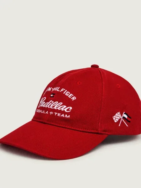Tommy Hilfiger Șapcă baseball Tommy Hilfiger x Cadillac Formula 1 VARSITY roșu