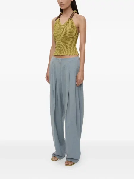 Pantaloni Christopher Esber albastru