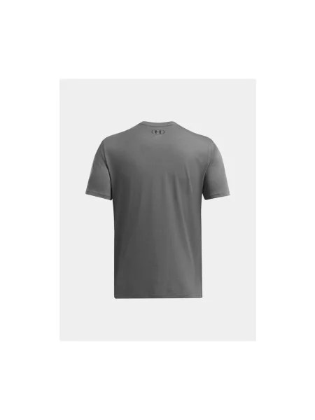 Tricou Under Armour cu autograf gri