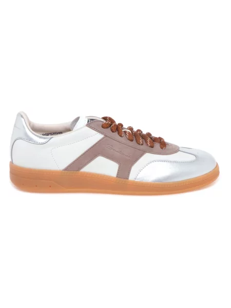 Sneakersy Santoni białe