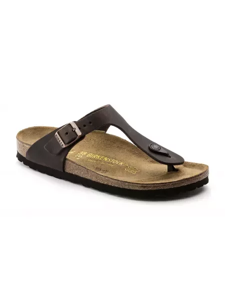 Klapki Birkenstock brązowe