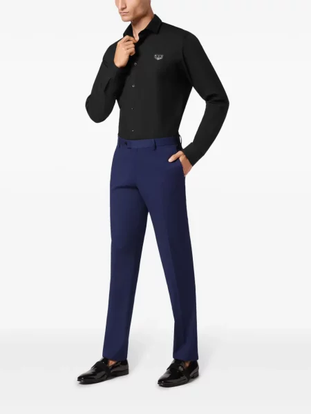 Chinos kelnes Philipp Plein mėlyna